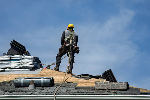 Professional Gutter Installation technician working in Greenwood, VA